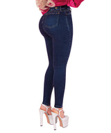 Jeans moldeadores Colombianos - Deep Sea ( Ref. J-282 ) - Fajas Forma Tu Cuerpo MX