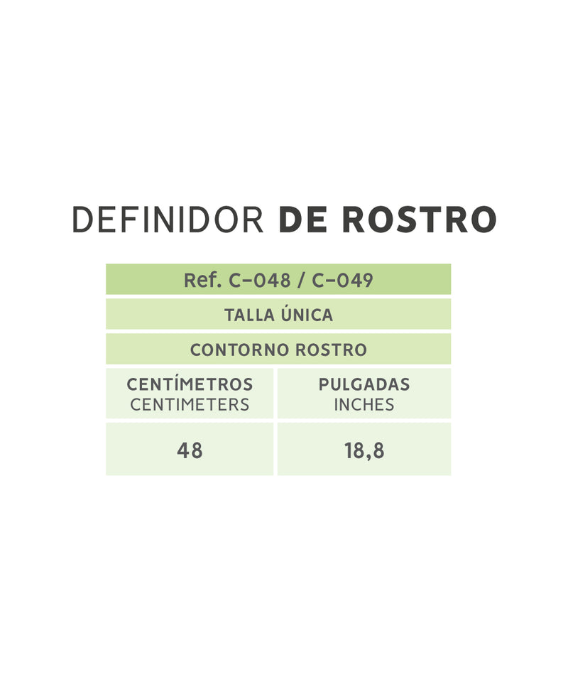 Definidor de Rostro ( Ref. C-049 ) - Fajas Forma Tu Cuerpo MX
