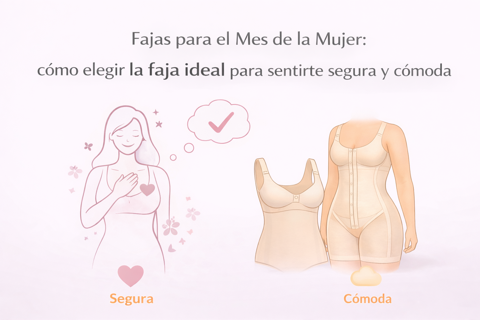 Fajas para el Mes de la Mujer: cómo elegir la faja ideal para sentirte segura y cómoda