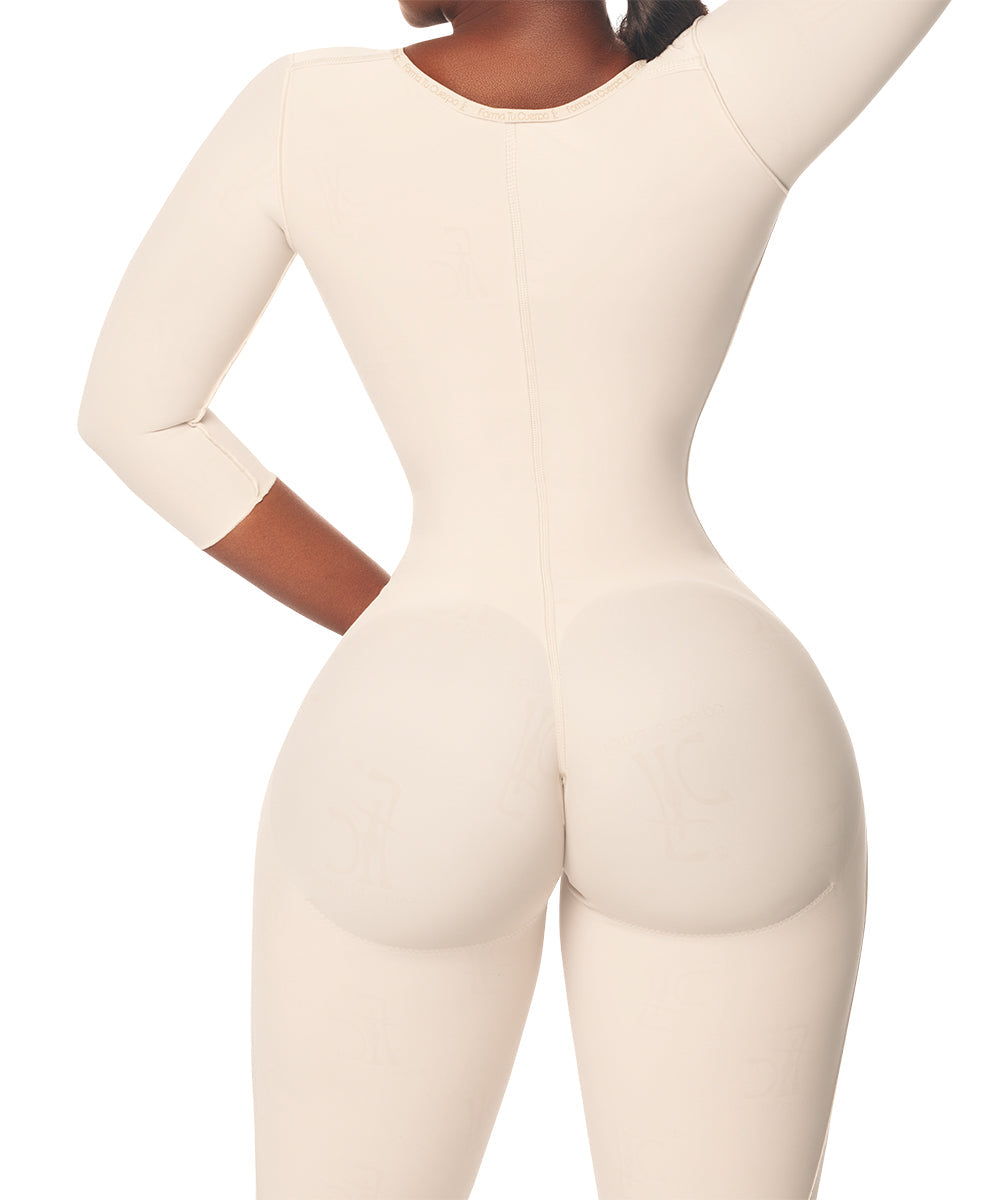 Mediana Compresión - Rodilla - Mangas - Broche Central (Ref C-013)