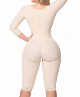 Mediana Compresión - Rodilla - Mangas - Broche Central (Ref C-013)