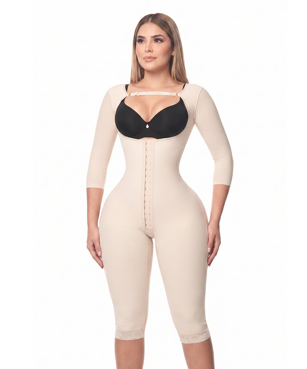 Mediana Compresión - Rodilla - Mangas - Broche Central (Ref C-013)