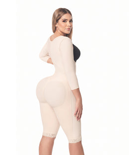 Mediana Compresión - Rodilla - Mangas - Broche Central (Ref C-013)