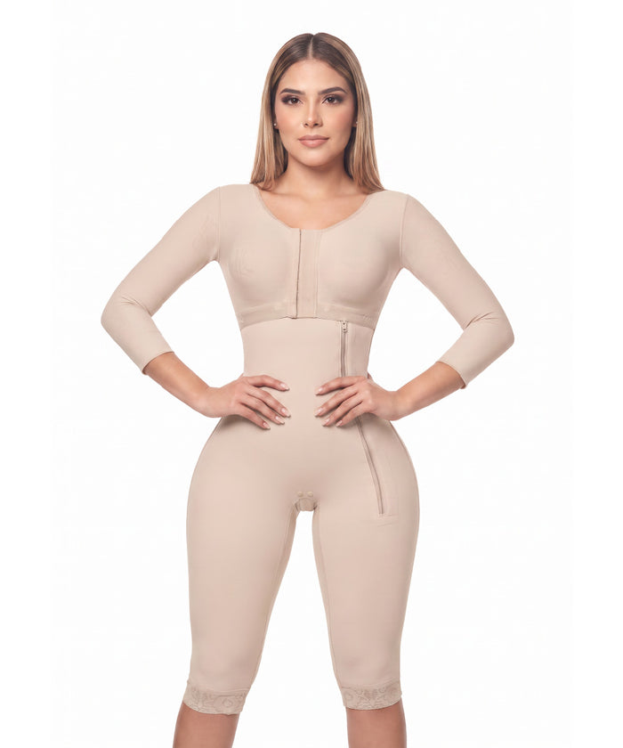 Faja Mediana Compresión Rodilla Con Brasier ( Ref. C-017 )