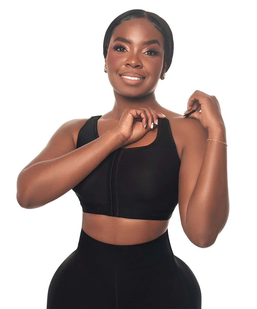 Brasier Post Quirugico Con Realce Tira Ancha ( Ref. C-082 )