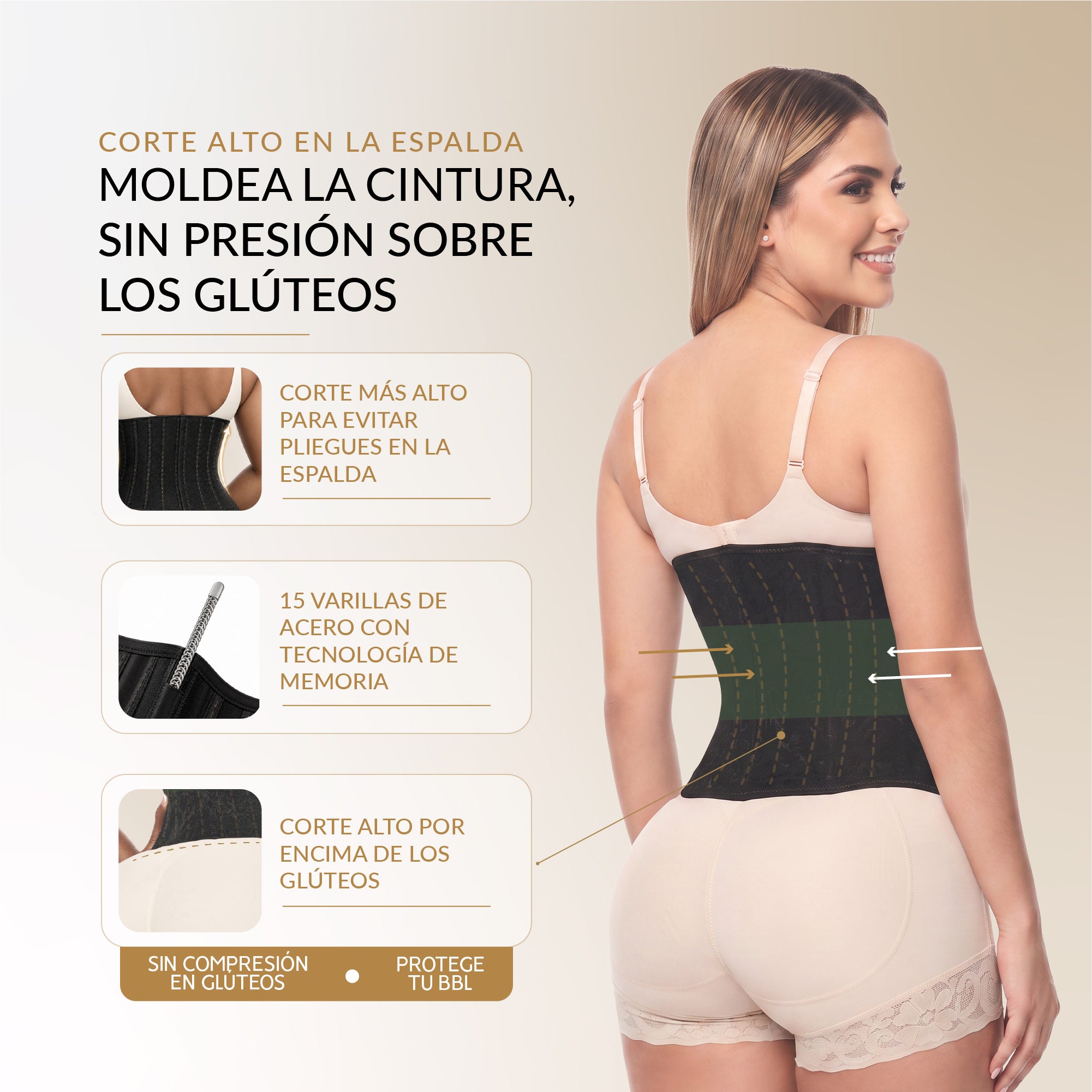 Faja Corset Luxury ( Ref. Lux-060 | Ref. Lux-061)