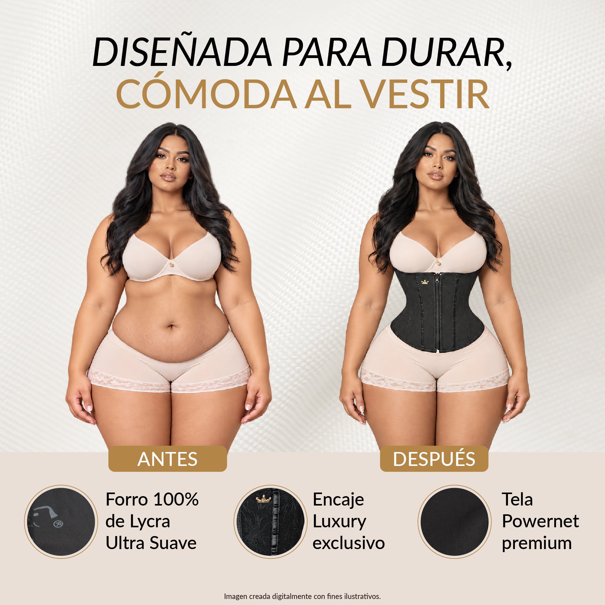 Faja Corset Luxury ( Ref. Lux-060 | Ref. Lux-061)