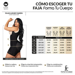Faja Reloj de Arena Media Pierna Con Broches  - Luxury  Queen (Ref. Lux-213)