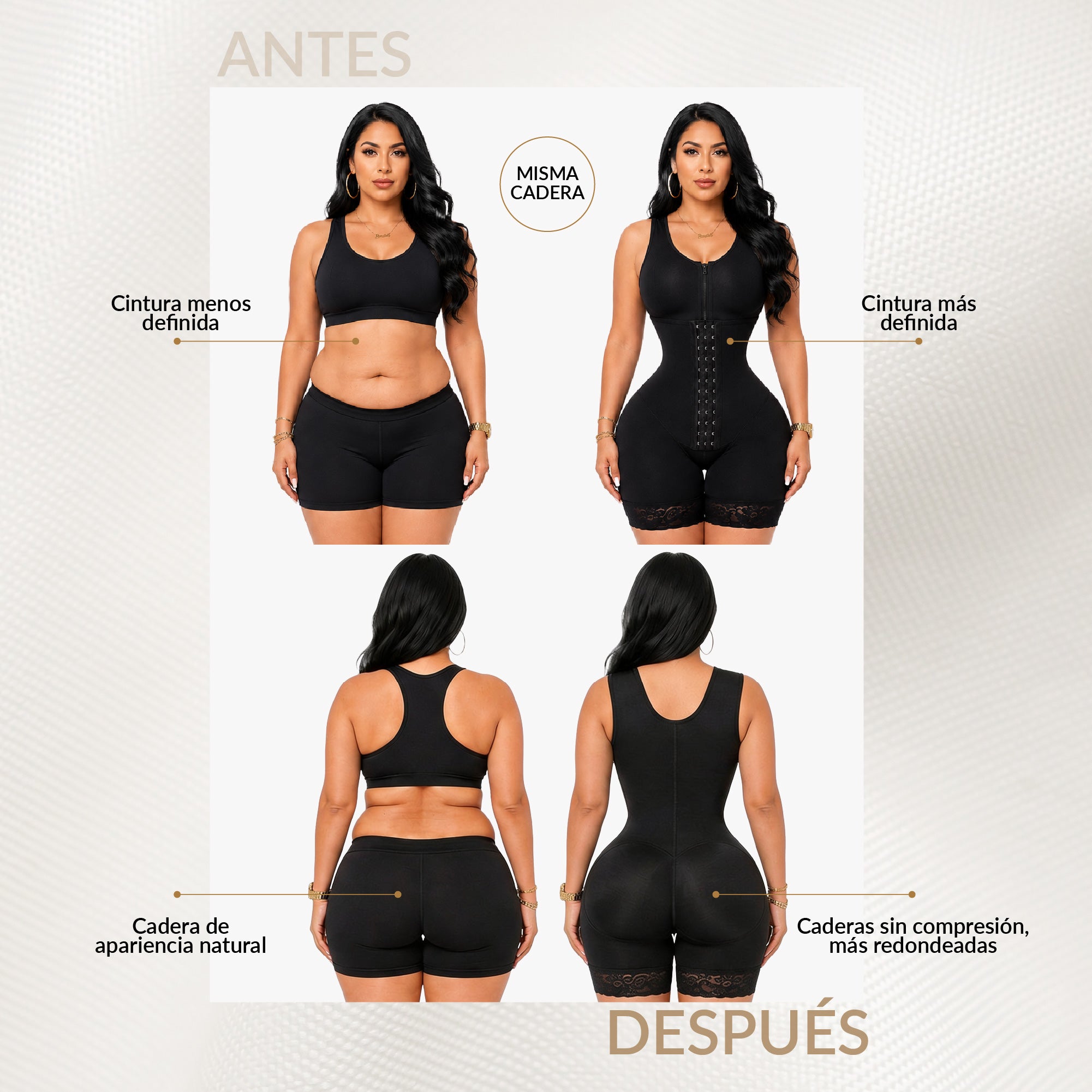 Faja para caderas anchas l LuxuryQueen BBL - (Ref. LuxBBL-293 | Ref. LuxBBL-093)
