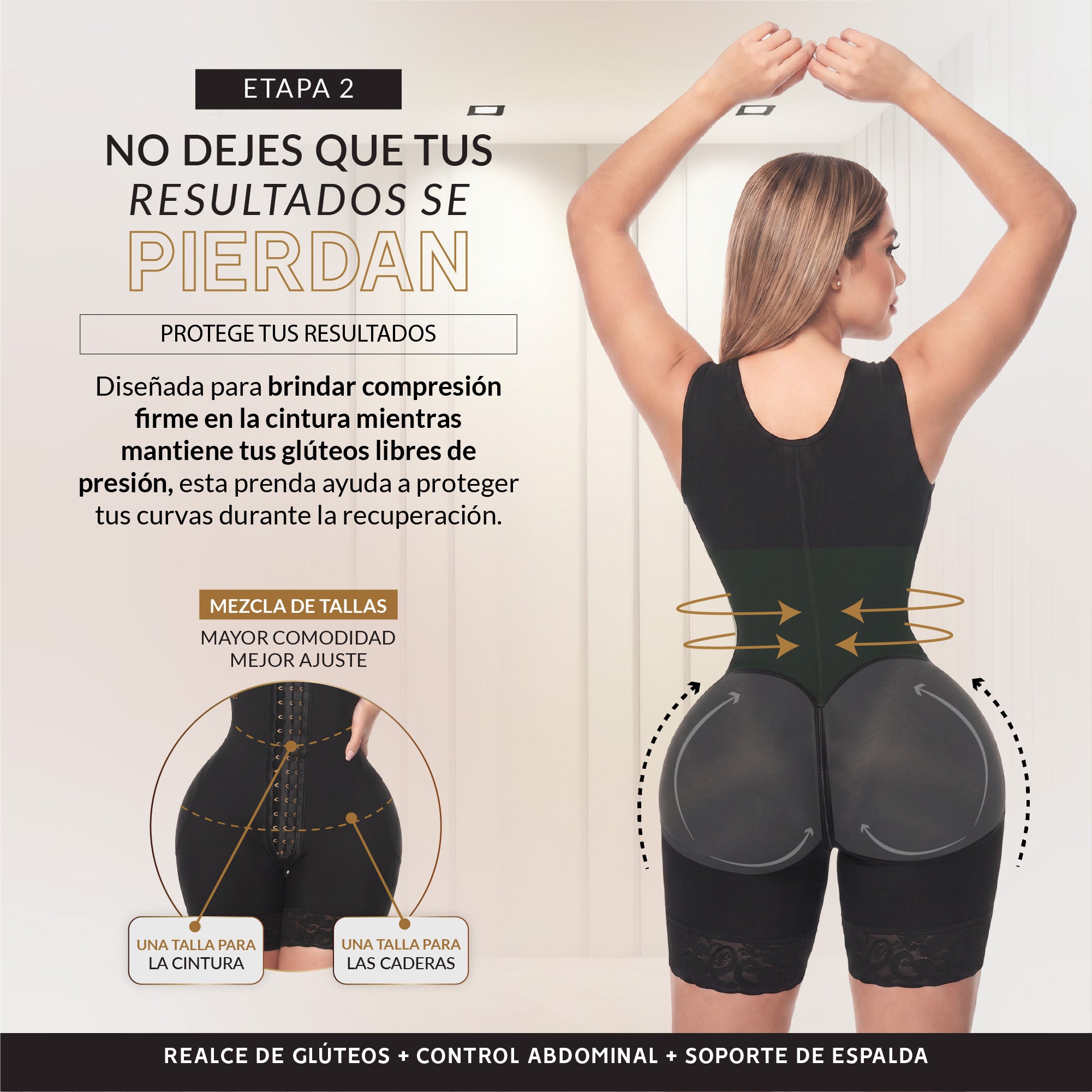 Faja para caderas anchas l LuxuryQueen BBL - (Ref. LuxBBL-293 | Ref. LuxBBL-093)