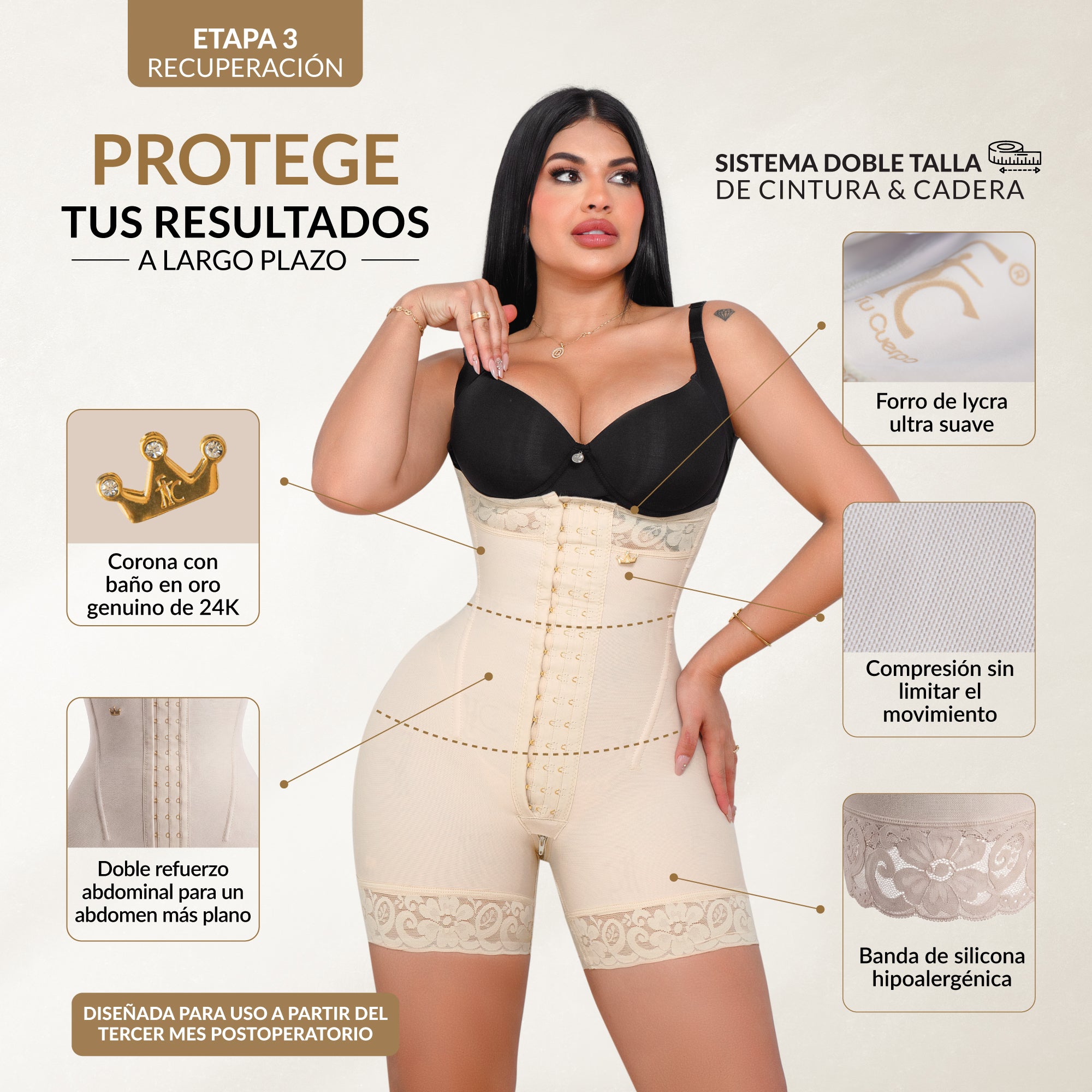FAJA STRAPLESS - LUXURY QUEEN ( REF. LUXI-251 | REF. LUXI-051)