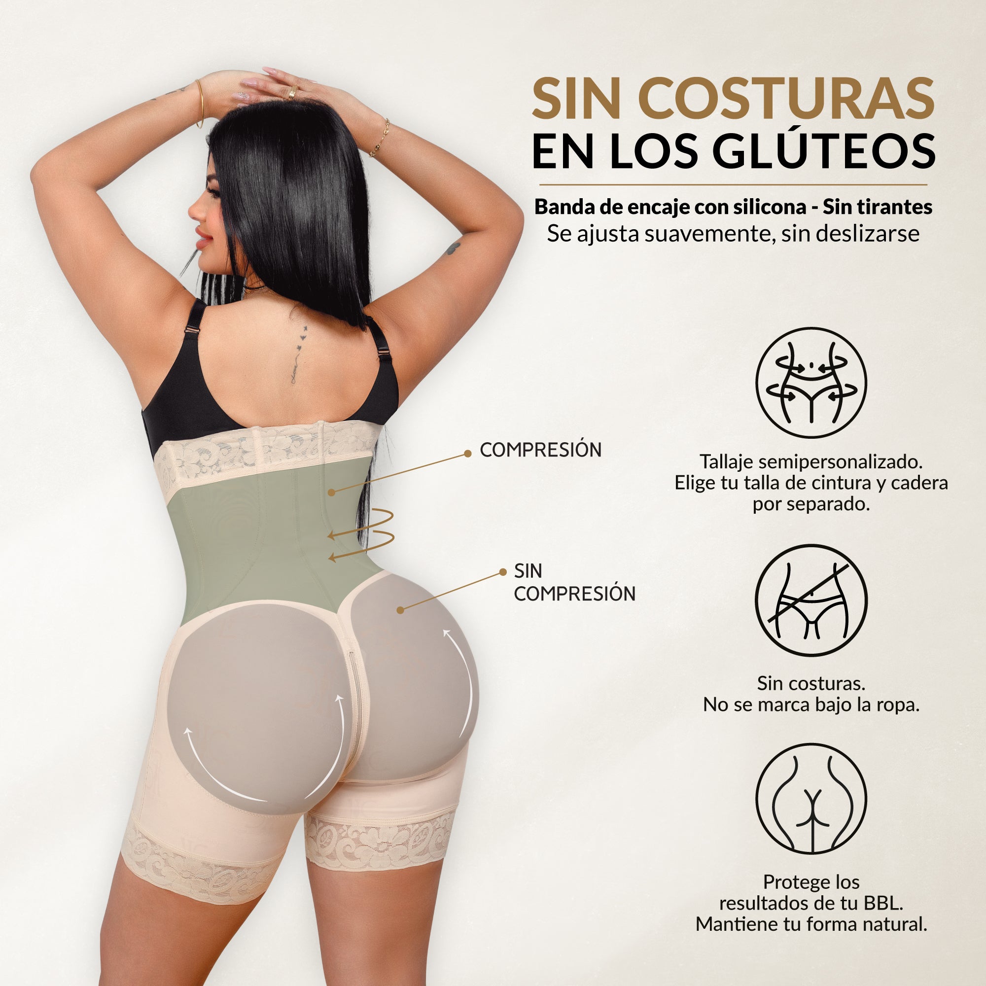 FAJA STRAPLESS - LUXURY QUEEN ( REF. LUXI-251 | REF. LUXI-051)