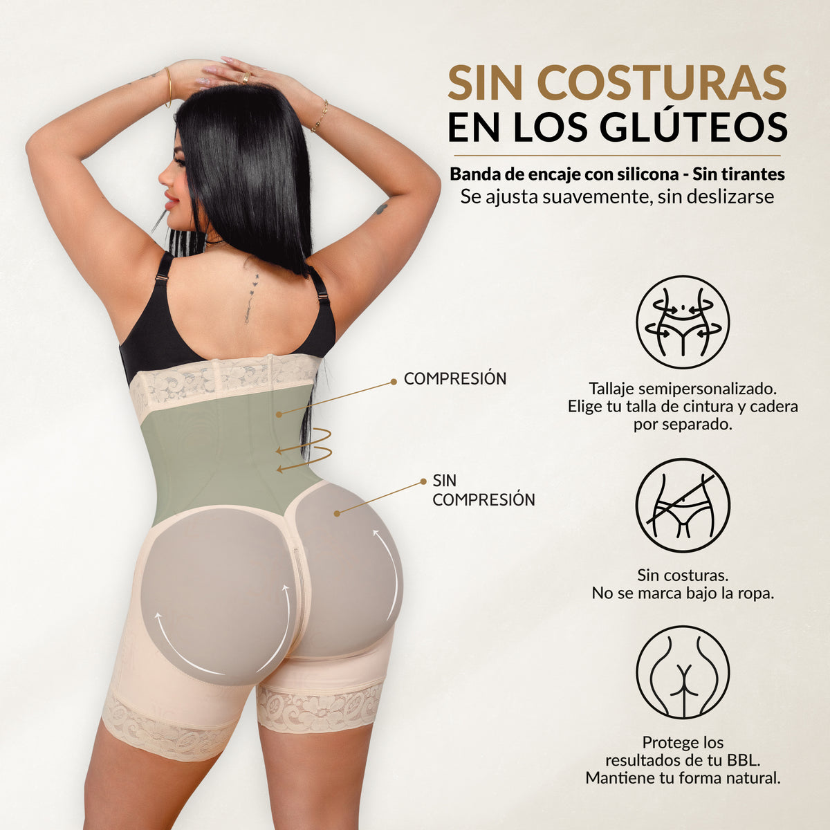 FAJA STRAPLESS - LUXURY QUEEN ( REF. LUXI-251 | REF. LUXI-051)