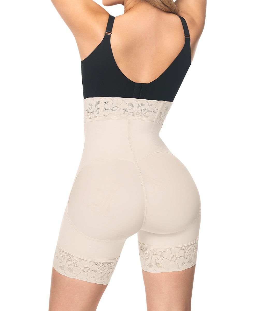 SHORT BEIGE TIRO ALTO (Ref. O-071 | Ref. O-070)