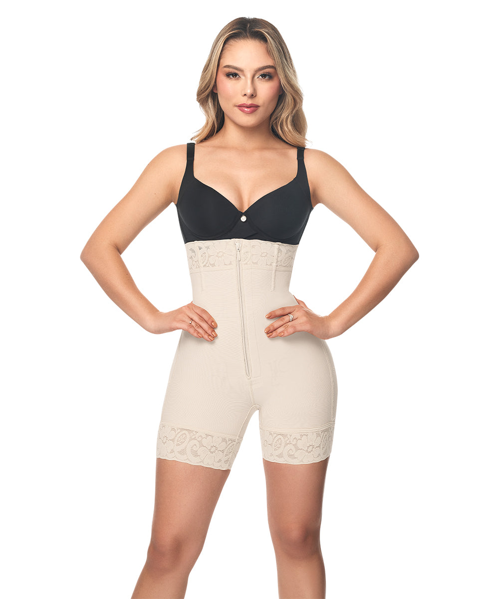 SHORT BEIGE TIRO ALTO (Ref. O-071 | Ref. O-070)