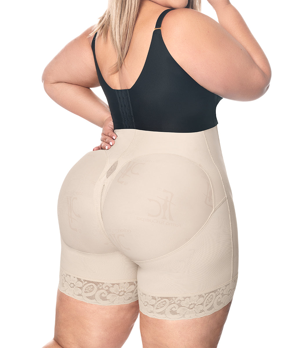 Faja Short reloj de arena media pierna ( Ref. O-077 | Ref. O-076 )