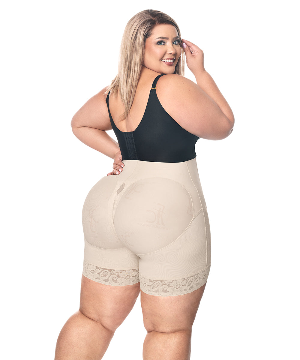 Faja Short reloj de arena media pierna ( Ref. O-077 | Ref. O-076 )