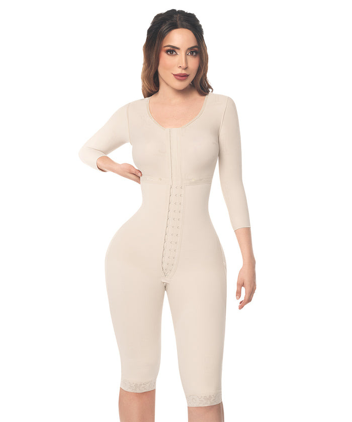 Faja control abdomen tipo enterizo efecto reloj de arena ( Ref. O-103 )