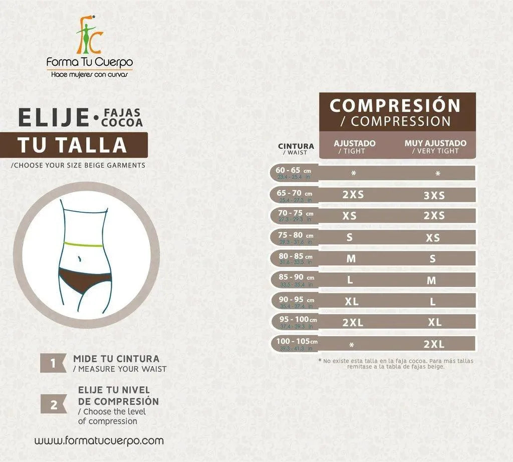 Faja Colombiana, Panty Body Shaper & Girdle, Back Control (Ref. P-001)