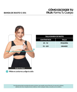 Bandas postquirúrgicas para levantar el busto ( Ref. C-051 )