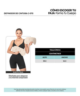 Definidor para moldear cintura (Ref. C-070)
