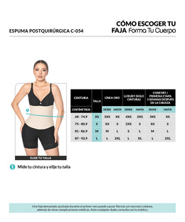 Forma Tu Cuerpo Espuma Post quirúrgica ( Ref. C-054 )