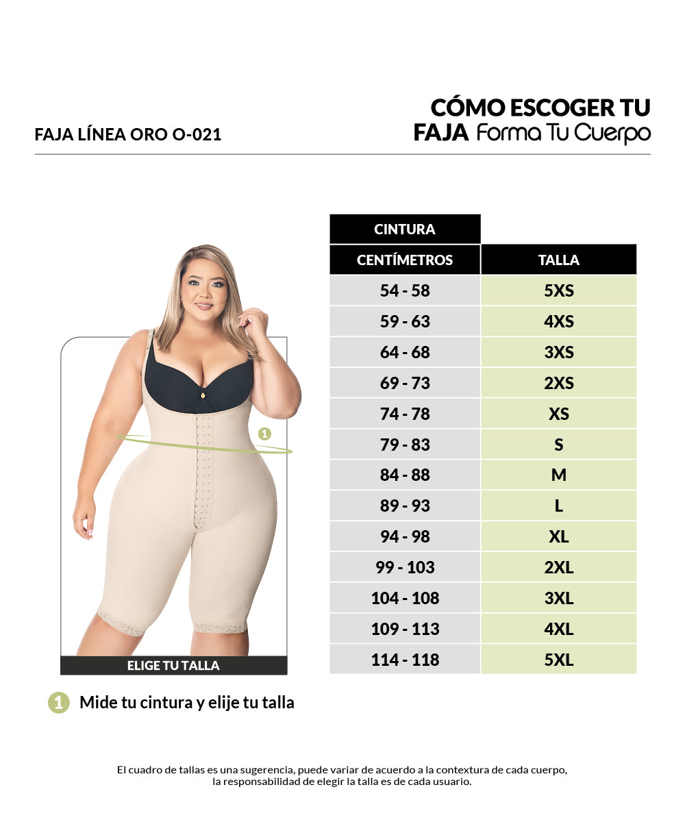 Faja Rodilla control de abdomen y levanta Glúteos ( Ref. O-021 )