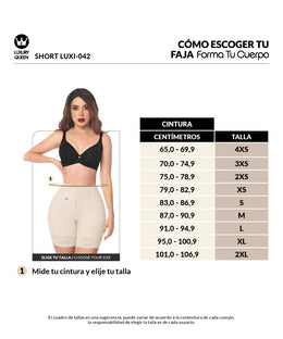 Faja Short Levanta Cola- Luxury Queen (Ref. LUXI-045 | Ref. LUXI-042)