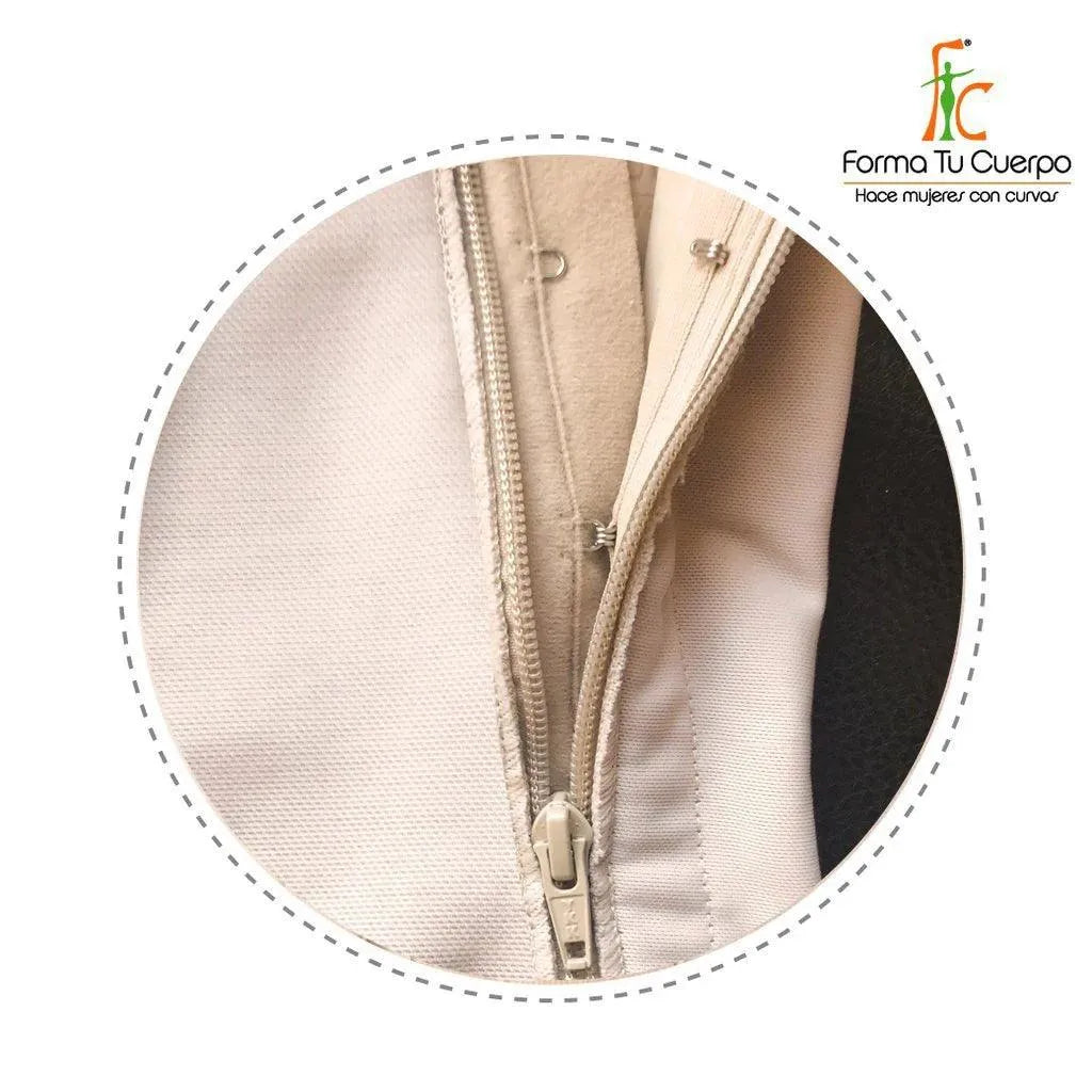 Panty Bodysuit with Zipper and Sleeves (Ref. O-005)