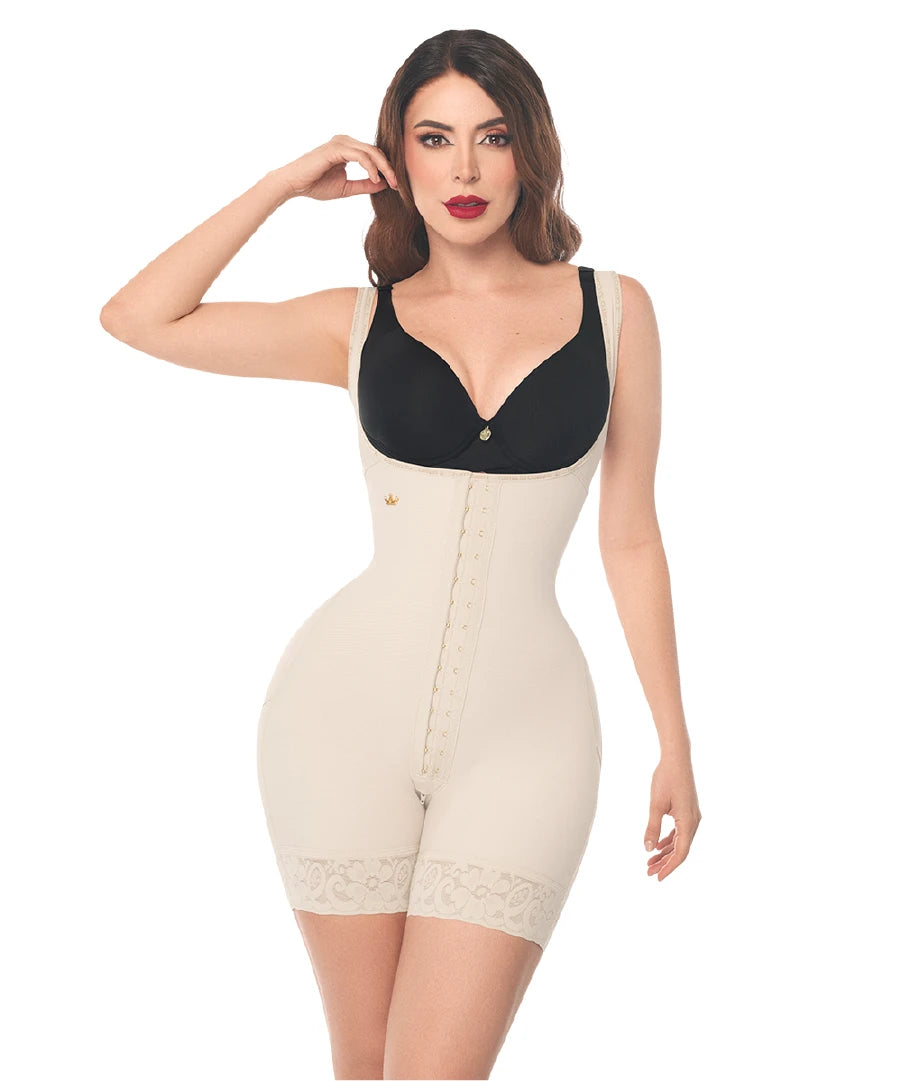 Faja Reloj de Arena Media Pierna Con Broches  - Luxury  Queen (Ref. Lux-213 | Ref. Lux-013)