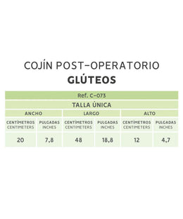 Cojín Para Recuperación de Glúteo ( Ref. C-073 ) - Fajas Forma Tu Cuerpo MX