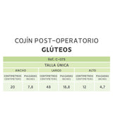 Cojín Para Recuperación de Glúteo ( Ref. C-073 ) - Fajas Forma Tu Cuerpo MX