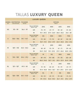 Faja Media Pierna Con Broches - Luxury Queen ( Ref. Lux-213 ) - Fajas Forma Tu Cuerpo MX
